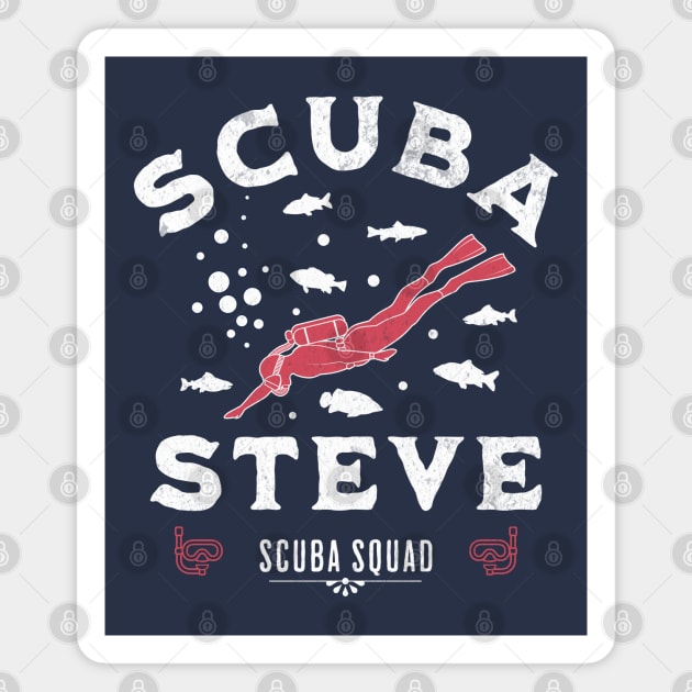 Scuba Steve scuba squad Magnet by BodinStreet